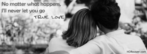 True Love quotes facebook cover photo