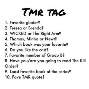 The Maze Runner Tag1. Newt obviously2. I don’t like either of them ...