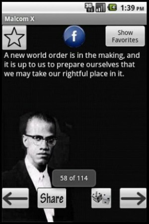 View bigger - Malcolm X Quotes for Android screenshot