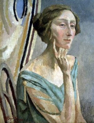 Portrait of Edith Sitwell by Roger Fry, 1915. 