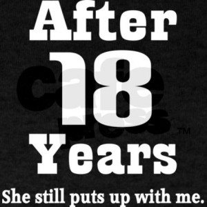 18th anniversary funny quote dark tshirt jpg color Black amp height ...