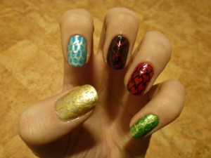 Inheritance Cycle Inspired Nails