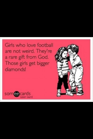 Girls who love football