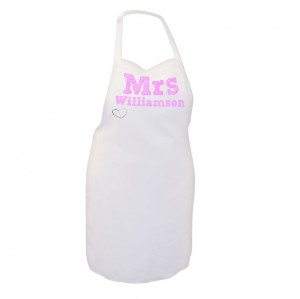 gift mrs apron mother daughter birthday personalised gift idea apron ...