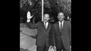 Ralph Abernathy and Martin Luther King Jr