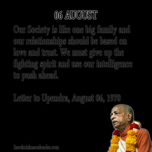 Srila Prabhupada Quotes For Month August06