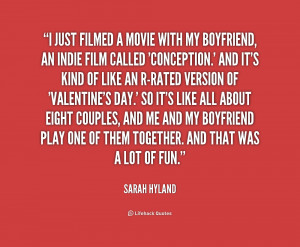 Movies with Your Boyfriend Quotes