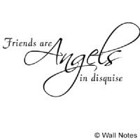 Friends are angels in disguise