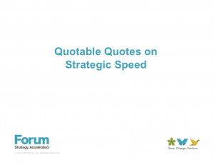 Strategy execution quotes