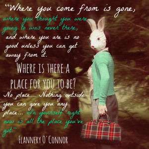 Great Flannery O'Connor quote