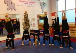 This is a photo of the Natick High School Gymnastics Team's Seniors ...