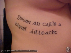 Tattoo Ideas: Gaelic Words + Phrases