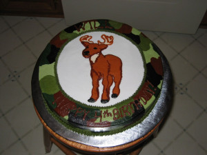 Deer Cake w/ Camo