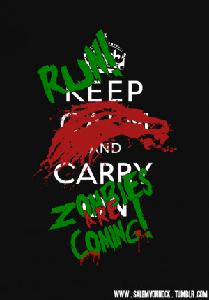 funny, humor, keep calm, lol, zombies