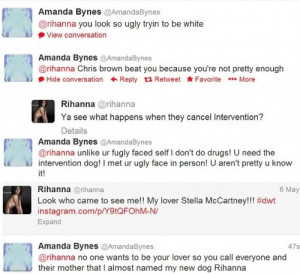 Hollywood Dirt – Amanda Bynes Claims Angry Rihanna Tweets were Fake ...