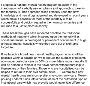 Dramatic Decline in Institutionalization