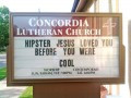 Funny Church Marquee - Sign Photo