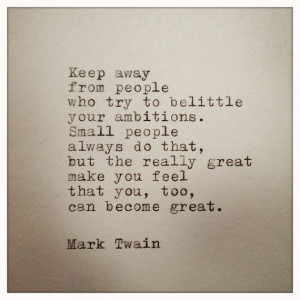 Mark Twain Quote Typed on Typewriter by farmnflea on Etsy, $9.00
