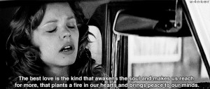 love mine Rachel McAdams The Notebook love quotes black and white gif ...