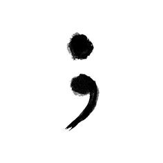 The semi-colon appears where a sentence could end, but instead it goes ...