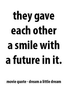 ... smile with a future in it