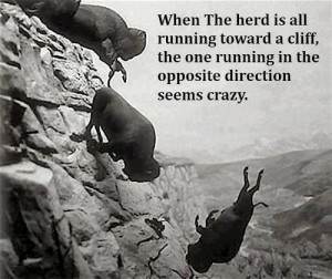 Don't follow the herd.
