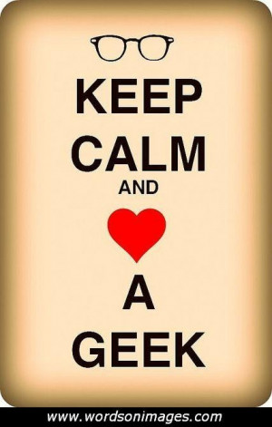 Geek love quotes