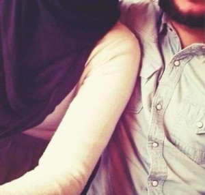 muslim happy couple