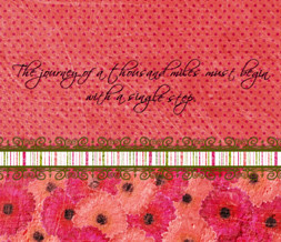 Pink & Green Polkadot Quote Wallpaper - Cute Flower Wallpaper Download ...