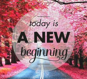 Here's to new beginnings!