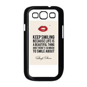 Marilyn Monroe Quotes Samsung Galaxy S3 I9300 Case Hard Plastic ...