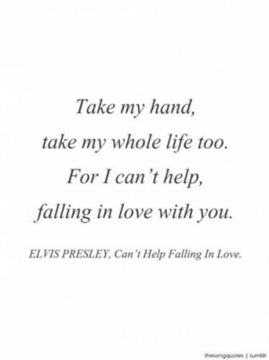 Popular love song quotes