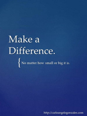 make a difference monday