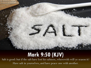 Salt is good: but if the salt have lost his saltness, wherewith will ...