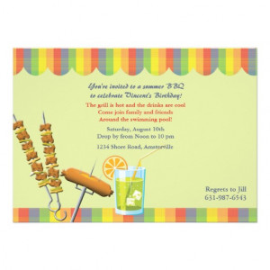 Related Pictures cookout invitations