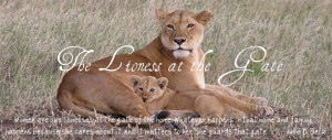 Lioness Protecting Her Cub Quotes