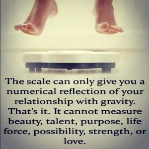 the scale