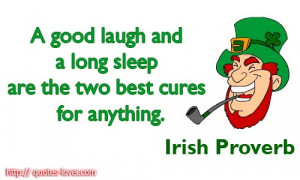 irish proverb picture quotes laugh picture quotes sleep picture quotes ...
