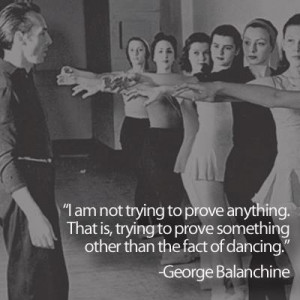 Balanchine is one of the most influential and prolific choreographers ...