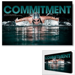 Commitment Swimming Motivational Art (703769)