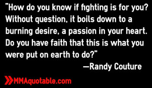 Randy Couture Quotes