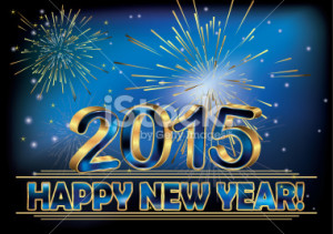 Happy New Year 2015 Logo