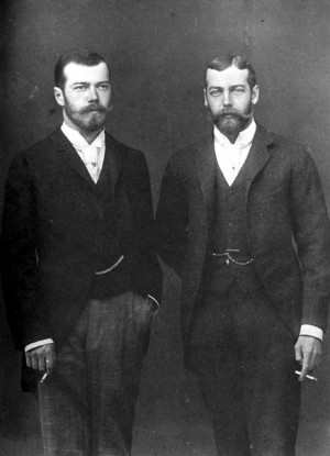 czar nicholas ii and his cousin king george v.