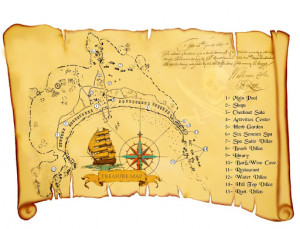Treasure Hunt Maps Template