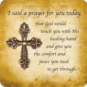 prayers for strength | Magnet-Easelback-I Said A Prayer For You ...