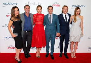 Denise Dinovi L R Producer Denise Di Novi novelist Nicholas Sparks