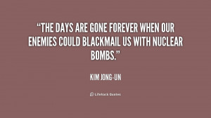 Kim Jong Un Quotes