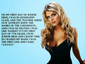 Jessica Simpson names of the continents quote meme funny Imgur