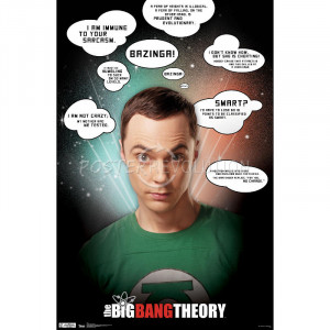 Big Bang Theory Sheldon Quotes TV Poster Print - 22x34