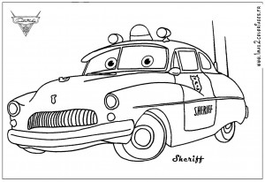 Disney Cars Printable Coloring Pages for Kids